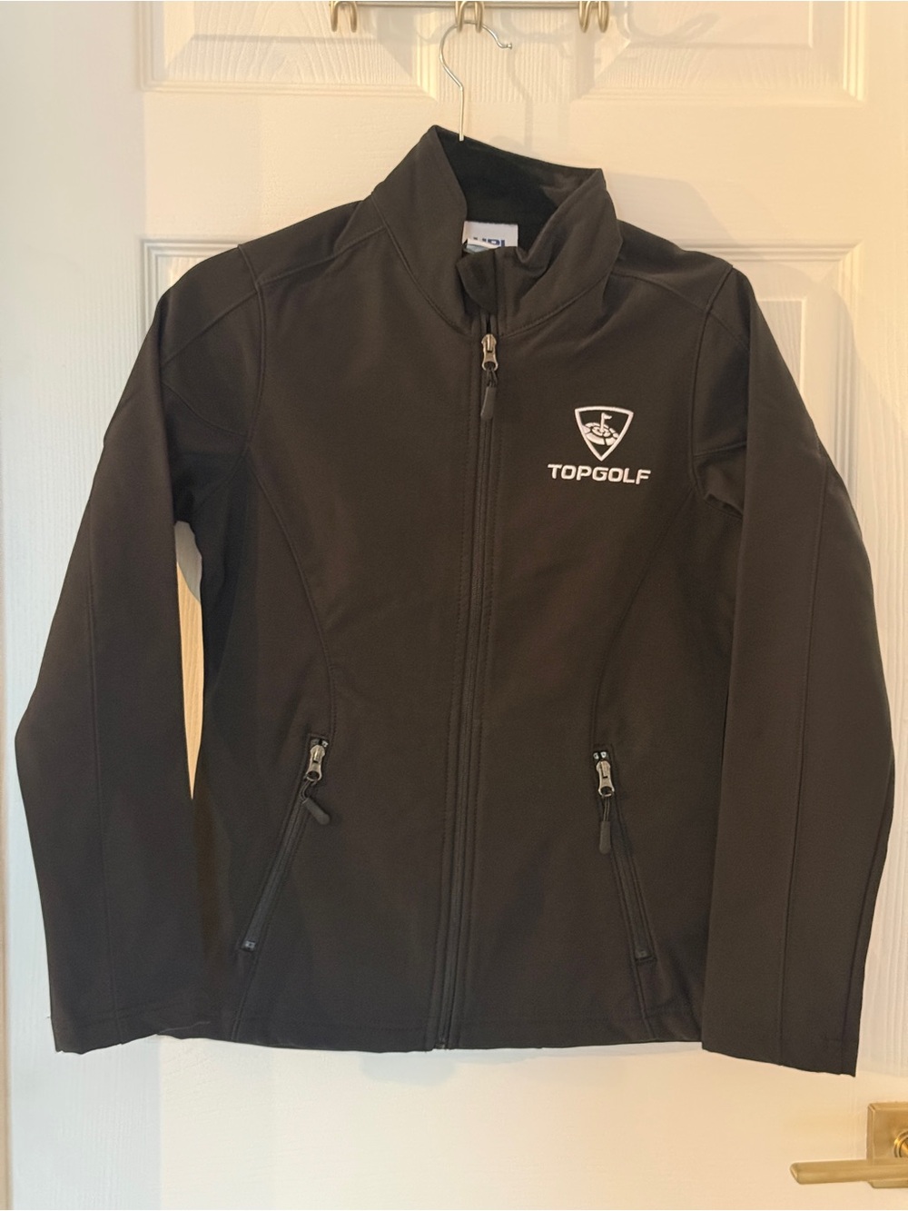 Topgolf Black Softshell Jacket, Men's/Women's/Unisex Small